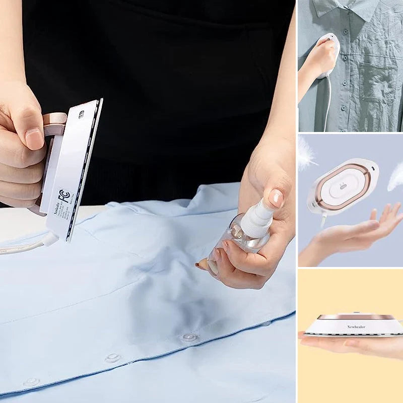 Travel Iron Ceramic Soleplate 2-Minute Heat-Up & Dual Voltage