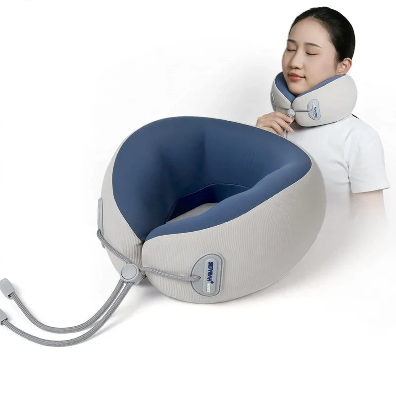 Travel Neck Pillow Memory Foam U-Shaped Lightweight