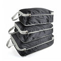 Travel Packing Cubes Compression Nylon Mesh Set of 3