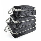 Travel Packing Cubes Compression Nylon Mesh Set of 3