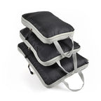 Travel Packing Cubes Compression Nylon Mesh Set of 3