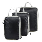 Travel Packing Cubes Compression Nylon Mesh Set of 3