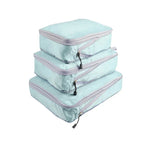 Travel Packing Cubes Compression Nylon Mesh Set of 3