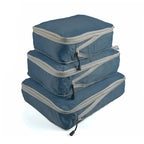 Travel Packing Cubes Compression Nylon Mesh Set of 3