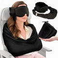 Travel Pillow Set Memory Foam Blackout Eye Mask