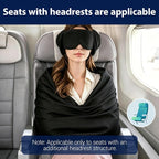 Travel Pillow Set Memory Foam Blackout Eye Mask