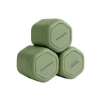Travel Toiletry Jars Silicone Stackable Leak-Resistant Lids