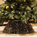 Tree Skirt Sequin Design Spot-Clean Care Multiple Sizes