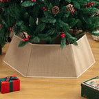 Tree Skirt Sequin Design Spot-Clean Care Multiple Sizes