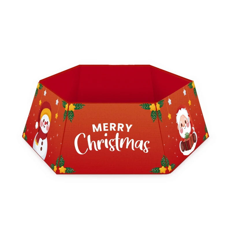 Tree Skirt Sequin Design Spot-Clean Care Multiple Sizes