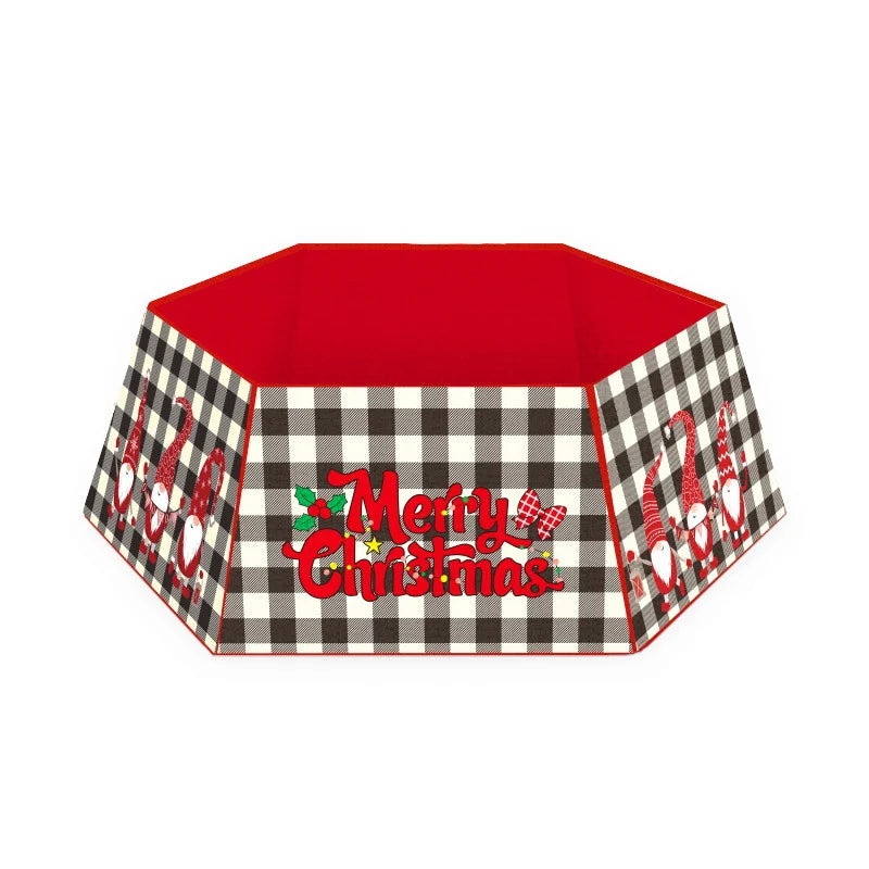 Tree Skirt Sequin Design Spot-Clean Care Multiple Sizes