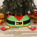 Tree Skirt Sequin Design Spot-Clean Care Multiple Sizes