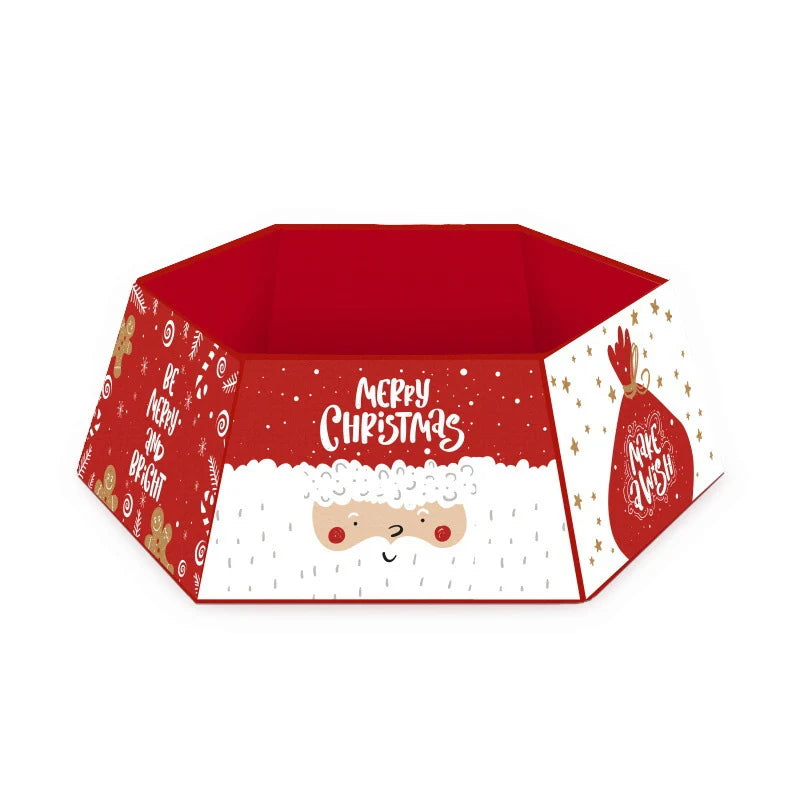 Tree Skirt Sequin Design Spot-Clean Care Multiple Sizes