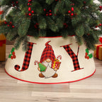 Tree Skirt Sequin Design Spot-Clean Care Multiple Sizes