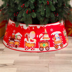 Tree Skirt Sequin Design Spot-Clean Care Multiple Sizes