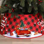 Tree Skirt Sequin Design Spot-Clean Care Multiple Sizes