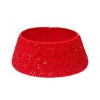 Tree Skirt Sequin Design Spot-Clean Care Multiple Sizes