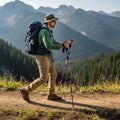 Trekking Poles Adjustable Telescopic & Foldable Lightweight Aluminum