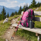 Trekking Poles Adjustable Telescopic & Foldable Lightweight Aluminum