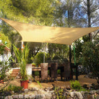 Triangle Shade Sail Breathable HDPE 90% UV Protection