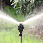 Tripod Sprinkler 360° Rotating Height-Adjustable Stainless Steel Frame