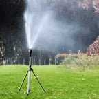 Tripod Sprinkler 360° Rotating Height-Adjustable Stainless Steel Frame
