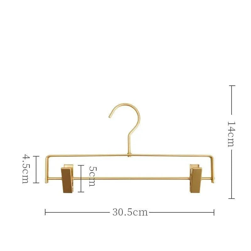 Trouser Hangers Dual Non-Slip Clips Set of 5