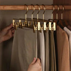 Trouser Hangers Dual Non-Slip Clips Set of 5