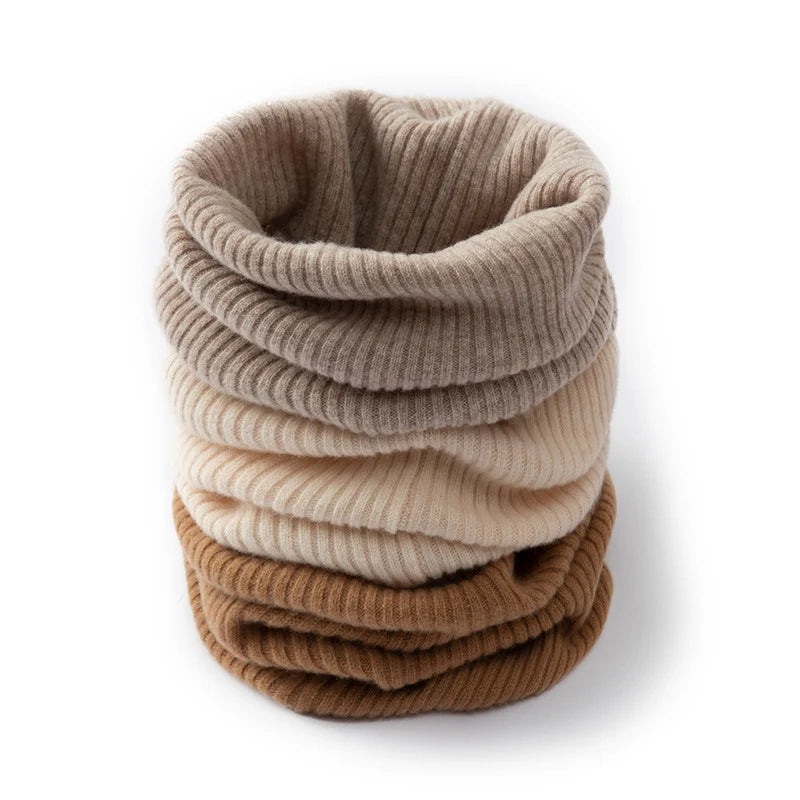 Tube Scarf 100% Merino Wool Knitted Loop Design