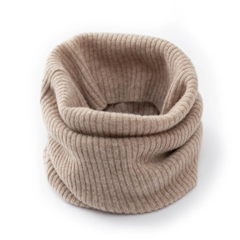 Tube Scarf 100% Merino Wool Knitted Loop Design