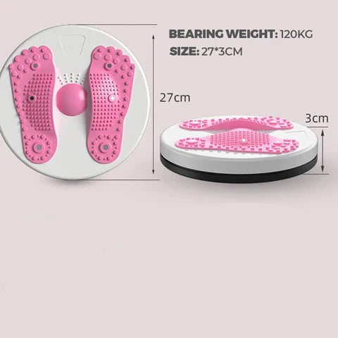 Twist Board Foot Massage & Resistance Bands