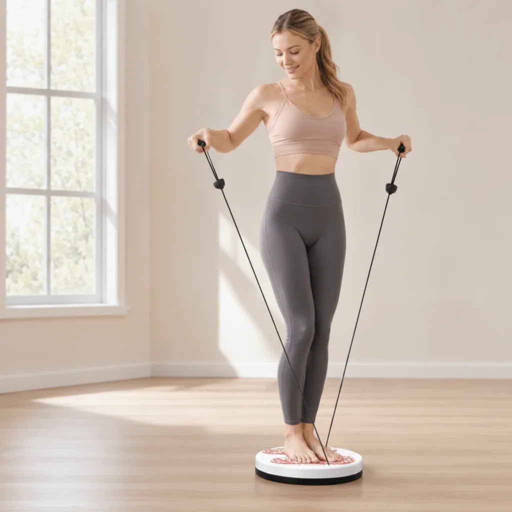 Twist Board Foot Massage & Resistance Bands