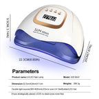 UV/LED Nail Lamp 81-LED Fast Curing Adjustable Timer