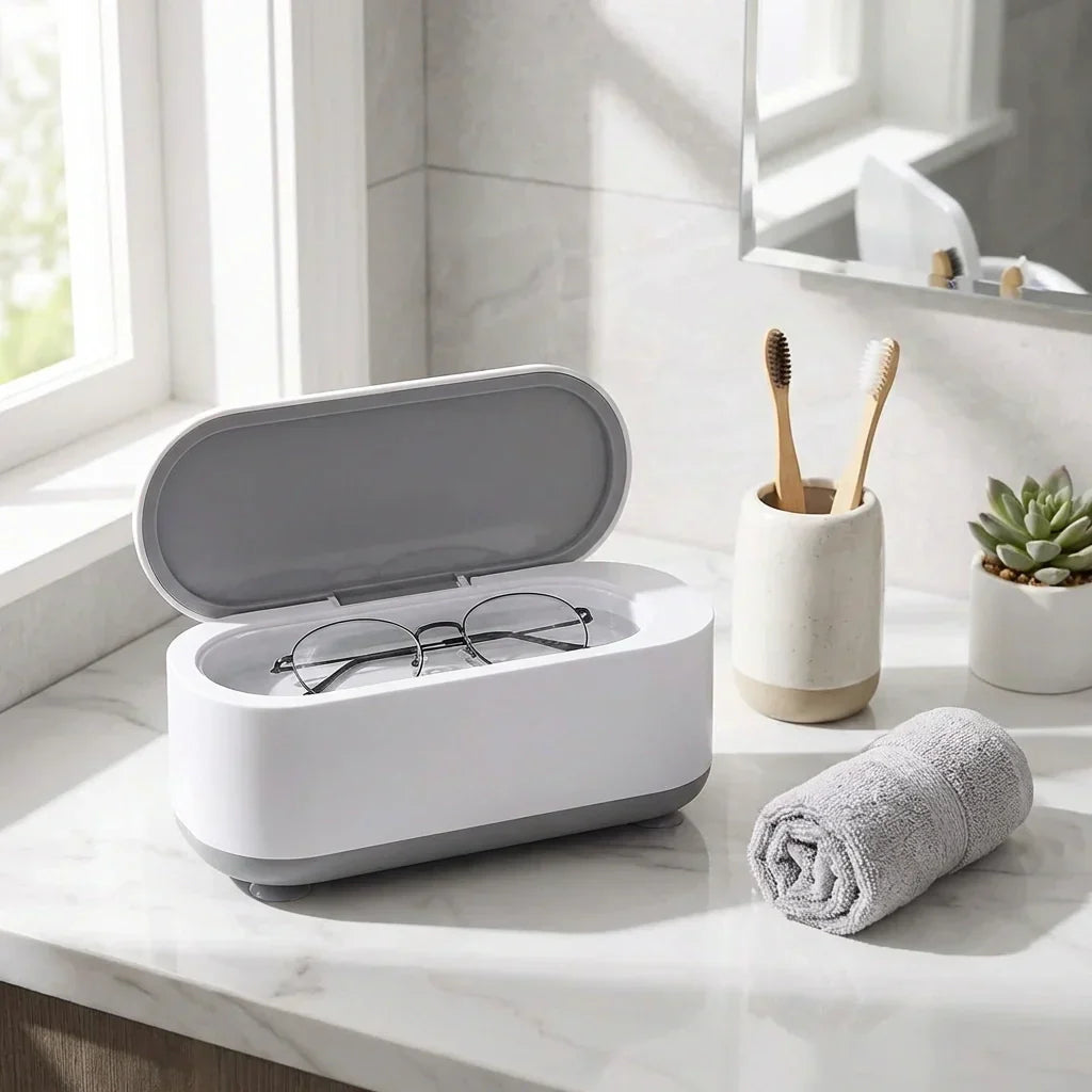 Ultrasonic Cleaner High-Frequency Battery Powered Compact