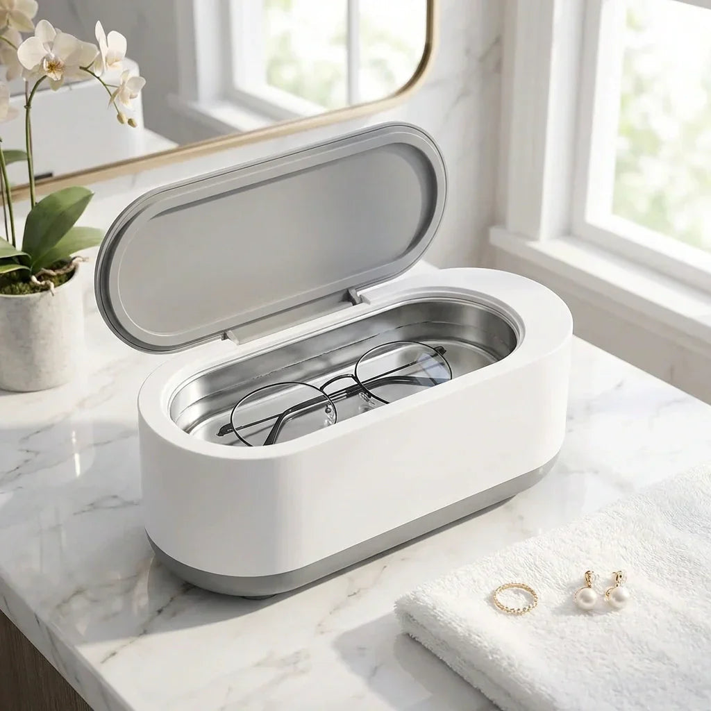 Ultrasonic Cleaner High-Frequency Battery Powered Compact