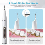 Ultrasonic Dental Cleaner Cordless Rechargeable 5 Intensity Levels
