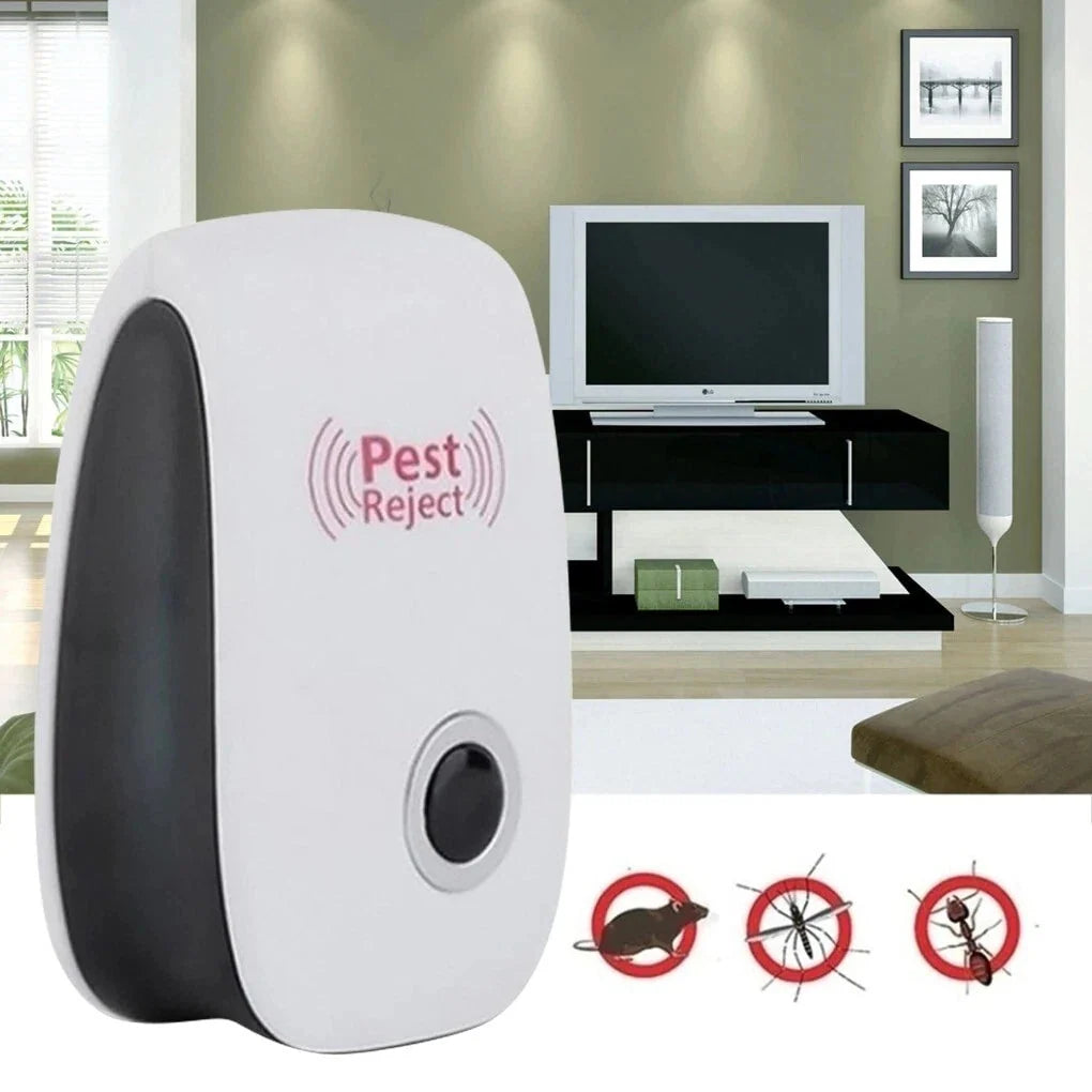 Ultrasonic Pest Repeller Plug-In Pet-Safe Set of 3