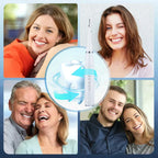 Ultrasonic Tooth Cleaner 5 Settings 3 Interchangeable Heads