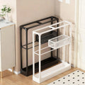 Umbrella And Cane Stand Slim Space-Saving Removable Drip Tray