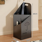 Umbrella Stand Dual-Compartment Water-Resistant Space-Saving