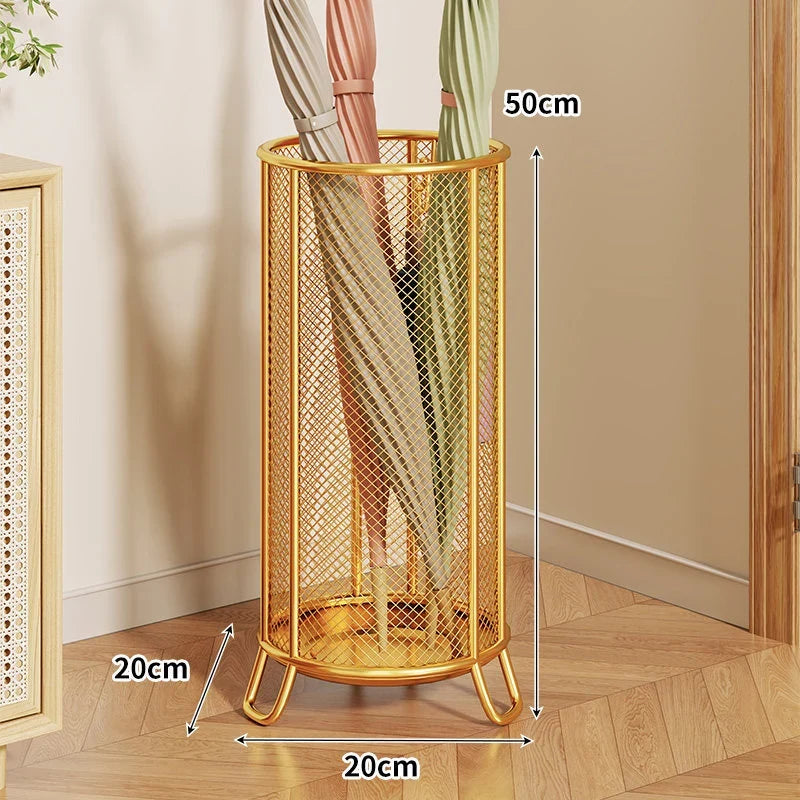 Umbrella Stand Metal Mesh Raised Ring Base