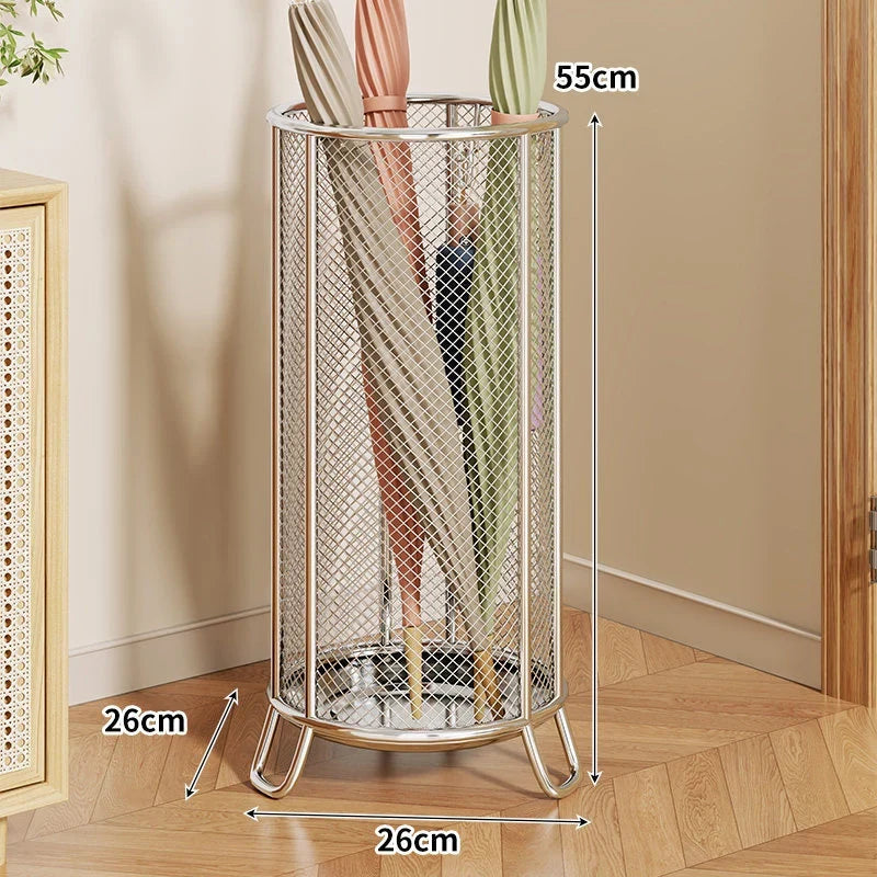 Umbrella Stand Metal Mesh Raised Ring Base