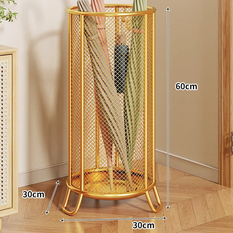 Umbrella Stand Metal Mesh Raised Ring Base