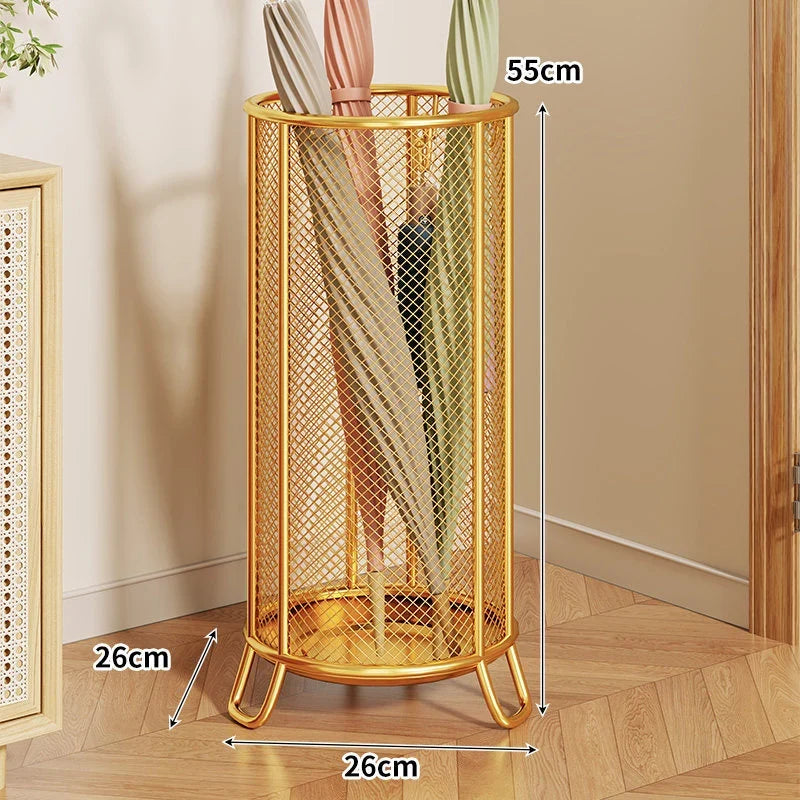 Umbrella Stand Metal Mesh Raised Ring Base