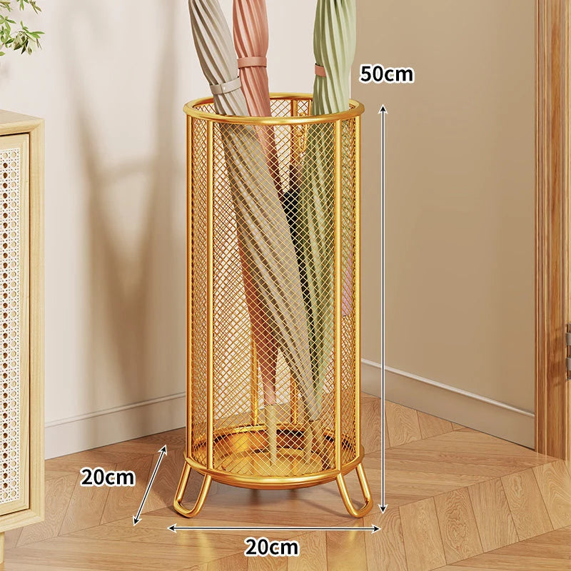 Umbrella Stand Steel Mesh Ventilated Raised Legs