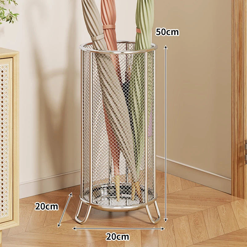 Umbrella Stand Steel Mesh Ventilated Raised Legs