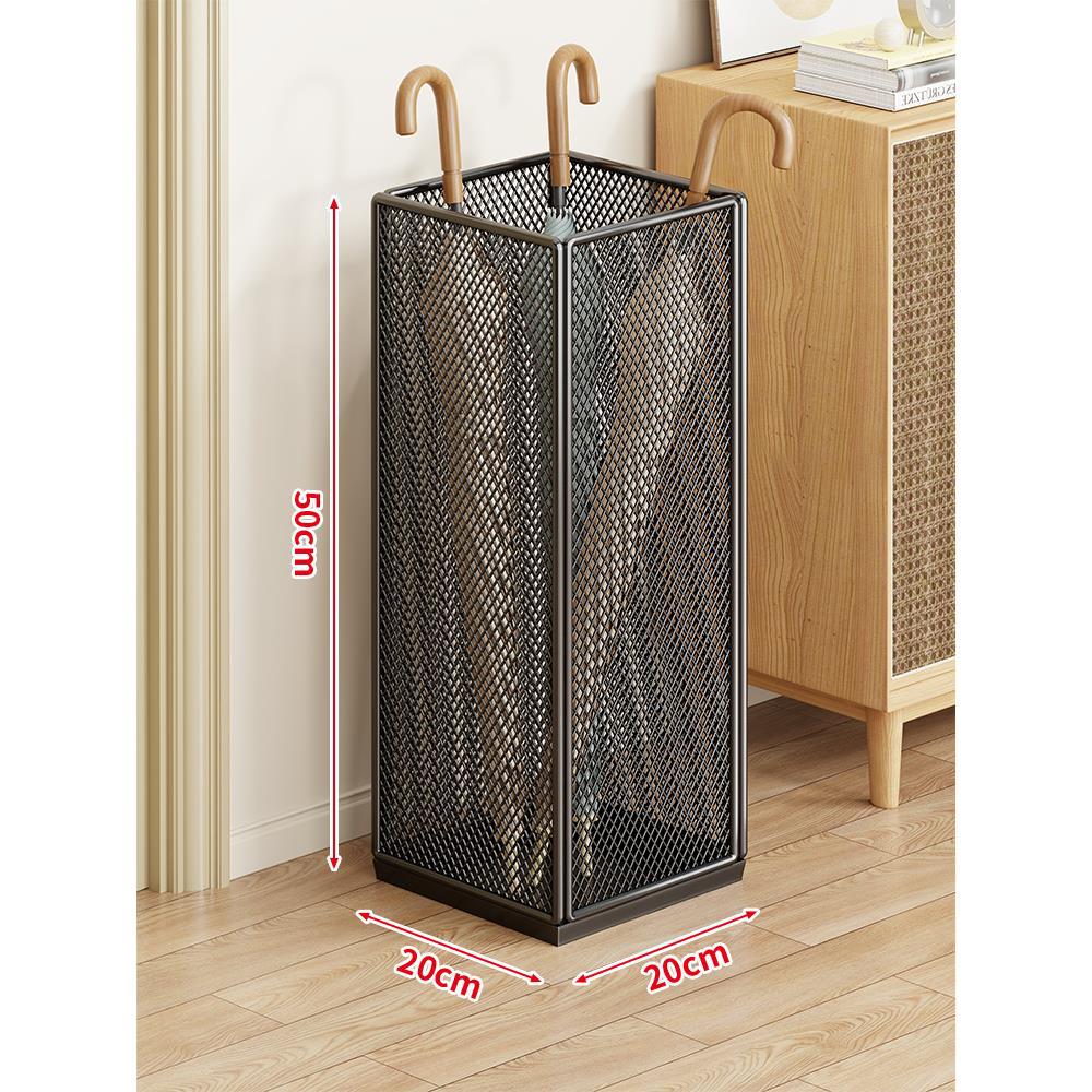 Umbrella Stand Ventilated Metal Mesh Compact Storage