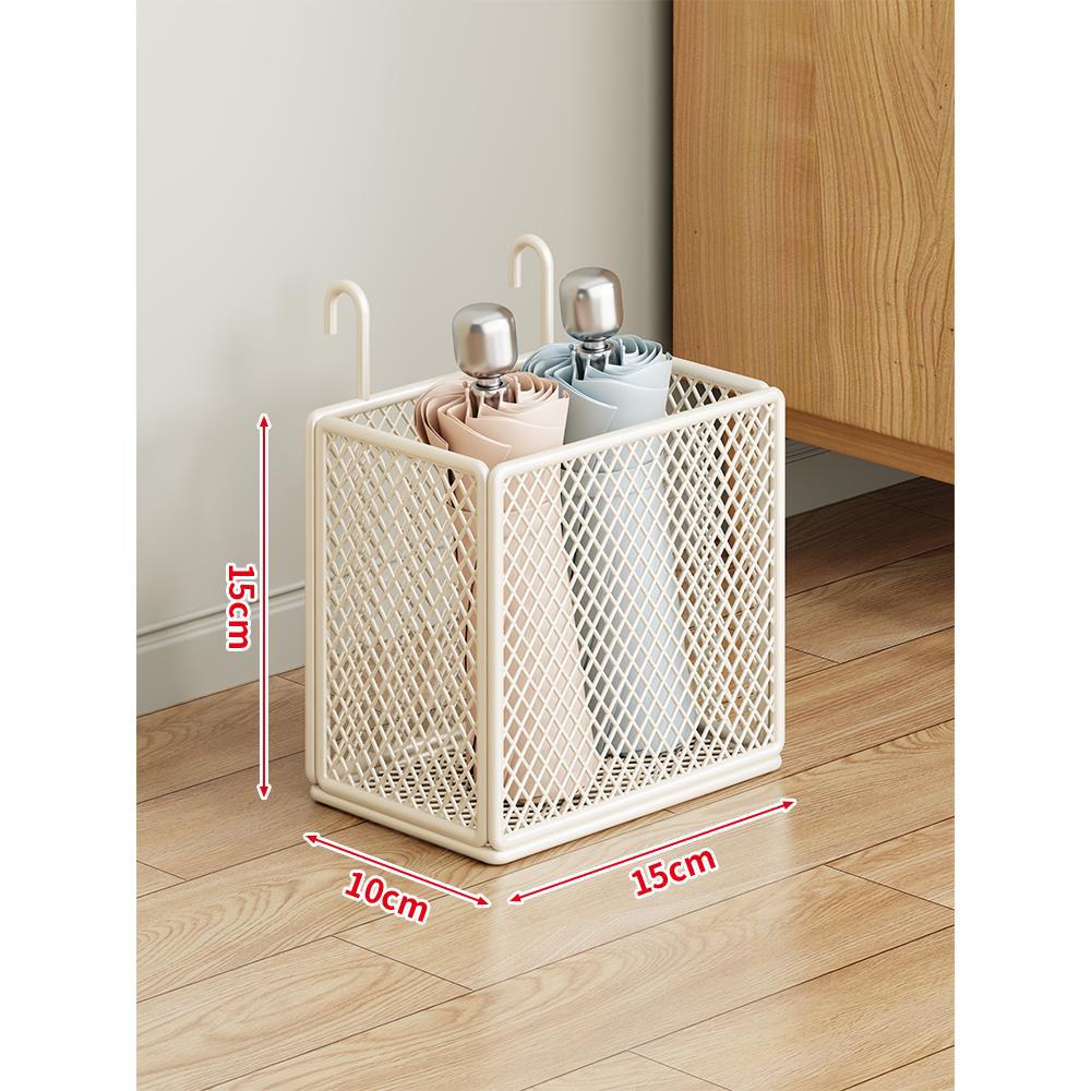 Umbrella Stand Ventilated Metal Mesh Compact Storage