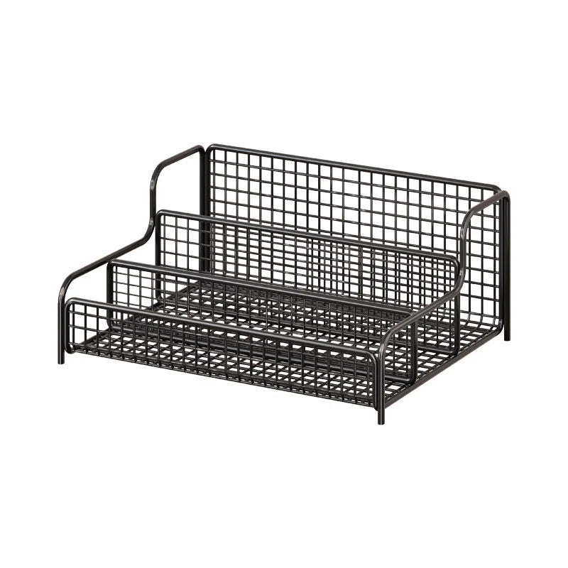Under-Bed Shoe Organizer Pull-Out Ventilated Steel Wire Space-Saving Storage