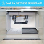 Under-Sink Mat Waterproof with Raised Edges & Non-Slip Surface